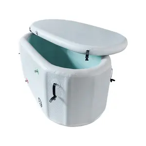 Portable inflatable pools the ice bath cold plunge tub system hydrotherapy bathtub with water chiller