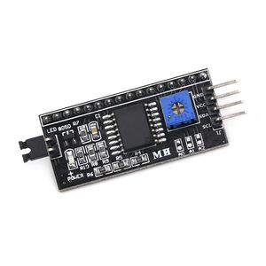 Carte adaptateur de module d'affichage LCD1602 avec interface IIC I2C pour microcontrôleur Arduino - Product Image 1
