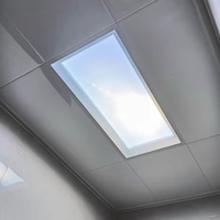 72W 90W 144W 158W 162W 324W 1200x300 pintar dapat diredupkan CCT Led langit datar awan langit-langit tersembunyi Panel lampu untuk kamar mandi rumah