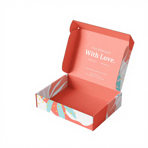 Groothandel Eco Mailer Golfkarton Verpakkingen met Aangepast Logo Gedrukt voor Verzending van Cadeaus, Verzending en Verpakking van Skincare/Beauty/Kleding - Product Image 1