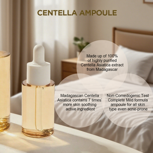 Productos para el cuidado <span class=keywords><strong>de</strong></span> la piel <span class=keywords><strong>de</strong></span> etiqueta privada Cuidado nocturno <span class=keywords><strong>de</strong></span> emergencia para amarillear y iluminar Centella Asiatica Serum Set - Product Image 4