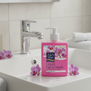 Jabón de manos AquaVera Orchid Blossom líquido 500ml ingredientes químicos certificado ISO 9001 - Product Image 3