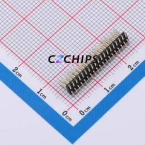 ZX-PZ1.27-2-19PWZ Pin Header SMD,P=1.27mm Connector ( Pin Structure: 2x19P )( Pitch: 1.27mm )( Row Spacing: 1.27mm ) - Product Image 2