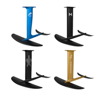 Hydroptère en aluminium anodisé avec logo gravé au laser Aile en fibre de carbone pour surf cerf-volant SUP Foil Board OEM ODM