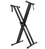 Support de piano électronique épais pliable à double tube, démontage réglable, support de guzheng soudé pour accessoires de piano électronique