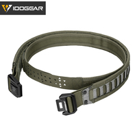 Sabuk Taktis IDOGEAR 2 Inci Lepas Cepat Ranger Green MOLLE Dengan Sabuk Dalam dan Luar Ringan untuk Pria