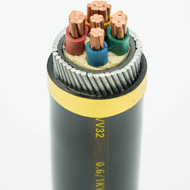 0.6Kv/1Kv Depression Flame Retardant Stranded 4 Core Wire Multicore Control Cable