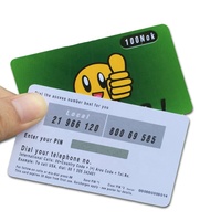 Carte à gratter promotionnelle en PVC plastique personnalisée, carte à gratter marketing