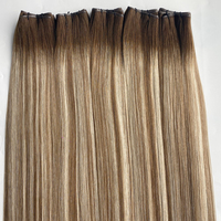 Haiyihair  Beauty  Double Drawn  Premium Remy Human Hair Balayage Color  Genius Weft # Prix d'usine Harbin pour usage en salon