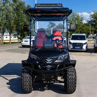80-100km de vitesse de conduite chariot de golf électrique levé hors route buggy avec 2 places chariot de golf batterie au lithium