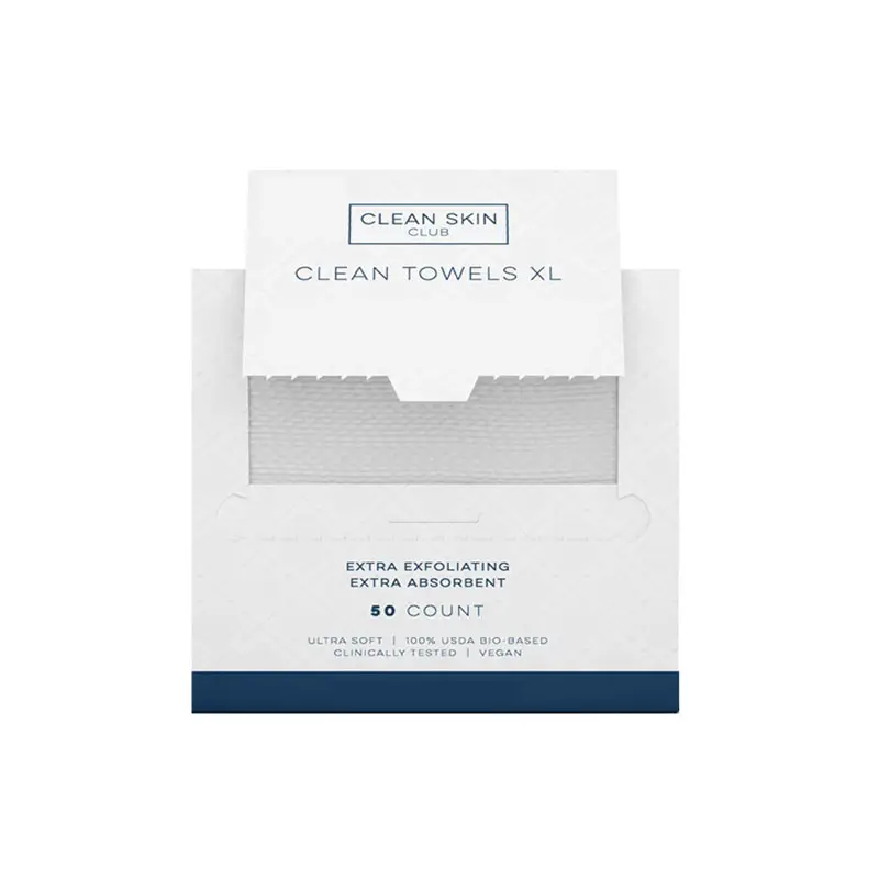 Customize Clean Skin Club Clean Towels XL Extra Exfoliating Absorbent & Durable Disposable Face Towel for Cleaning