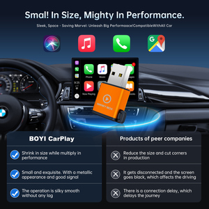 Adaptador Inalámbrico Carplay Fuallwin OEM Inteligente Super MINI DIY de Alta Velocidad para Transferencia de Datos y Funcionamiento Fluido, Accesorios para Automóviles - Product Image 4