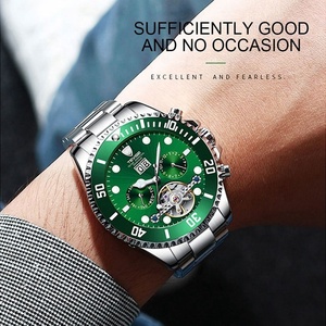 Marchio <span class=keywords><strong>di</strong></span> <span class=keywords><strong>lusso</strong></span> da <span class=keywords><strong>uomo</strong></span> in acciaio inox automatico remojes Tevise T823 orologio meccanico - Product Image 5