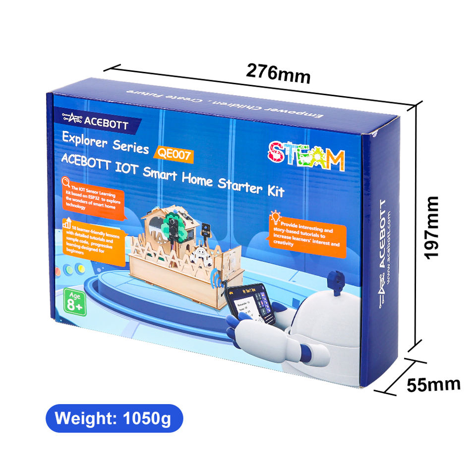ACEBOTT ESP32 Smart Home DIY Kit for Kids 8+