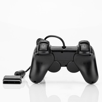 Manette de jeu pour PS2 avec moteur de vibration, bouton Turbo, gyroscope six axes - Filaire pour PS2/PC