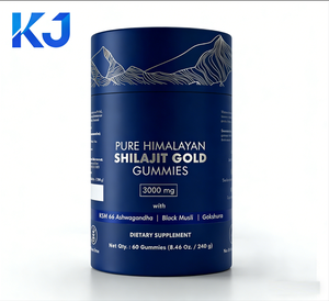 Gomme di Shilajit Puro dell'Himalaya Gold 3000mg |   con KSM-66 Ashwagandha, Gokshura |   Integratore Alimentare per l'Energia - Product Image 1