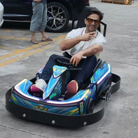 Kart de Carreras Eléctrico de Alta Calidad con Motor Dual de 24V 350W de Alto Torque, Kart de Carreras de 2 Plazas, Kart de Derrape