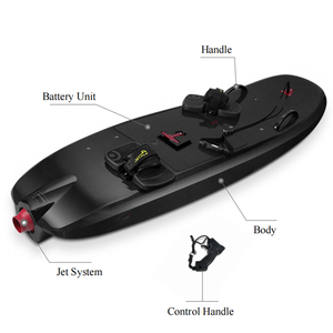 Planche de surf électrique Havospark H5-F en fibre de carbone, moteur 12KW, couleur personnalisée, design unisexe, pour les eaux océaniques, fabrication OEM/ODM. - Product Image 4