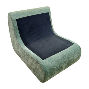 Modern Cheap Modular Single Lazy <b>Sofa</b> Square Villa Vacuum Compressed Green Velvet Fabric <b>Floor</b> Recliner <b>Sofa</b> Chair - Product Image 4