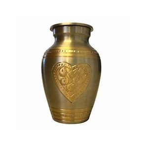 Venta caliente de alta calidad artesanal listo para enviar recuerdos de cremación de latón para restos humanos Mini urna para cenizas - Product Image 5