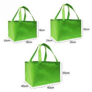 Sac isotherme réutilisable en non-tissé pour le déjeuner, frais et pratique, avec fermeture éclair, vente en gros à prix réduit - Product Image 1