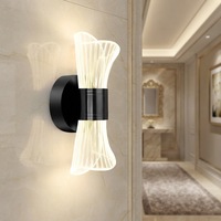 Lampe murale LED en acrylique, style nordique, pour chambre à coucher, chevet, salon, éclairage intérieur