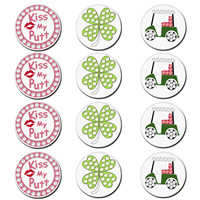 Marqueur de balle de golf personnalisé avec clip de chapeau magnétique, marqueur unique pour l'alignement et la visée du coup de put, pour un coup parfait