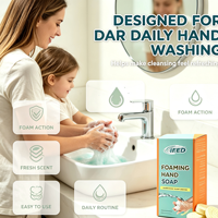 Tablettes de savon pour les mains solides et effervescentes, écologiques, lavage des mains naturel, recharge pour distributeurs rechargeables