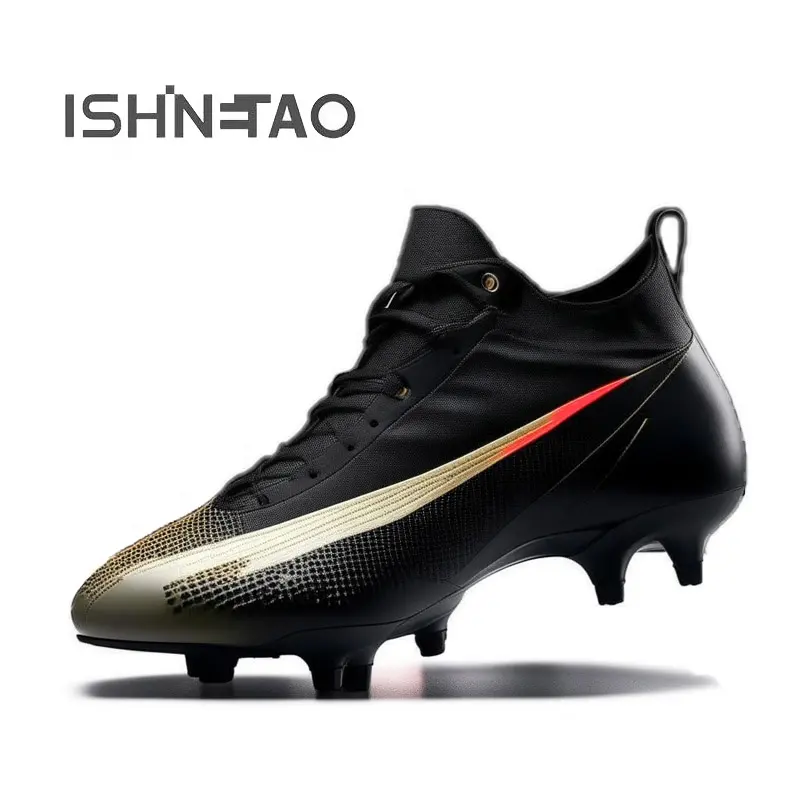 High Quality FG Spike Football Boot for Men Boys China Wholesale Sport Training Boot Indoor Summer Season TPU Insole Material