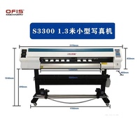 Plotter de Impresión Pequeño OFIS de 70 cm, Impresora de Disolvente Ecológico, Impresión con Tinta de Sublimación y Papel de Transferencia