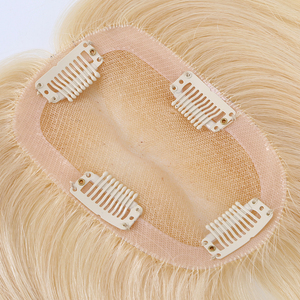 Postizo de Cabello Humano Virgen 100% de Alta Calidad y Transpirable 2026, Base de Seda para <span class=keywords><strong>Mujer</strong></span>, Cierre de Cabello Remy Europeo, Piezas de Cabello Liso - Product Image 6
