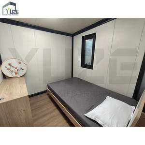 Casa Contenedor Expandible Prefabricada de Diseño Moderno de 20 pies con Puerta de Vidrio para Vivienda Temporal - Product Image 3