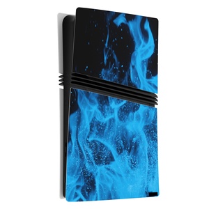 สติ๊กเกอร์ตกแต่ง PS5 Pro - ลายเปลวไฟสีน้ำเงิน สำหรับหุ้มเครื่องเล่นเกมส์ ทนความร้อน - Product Image 4