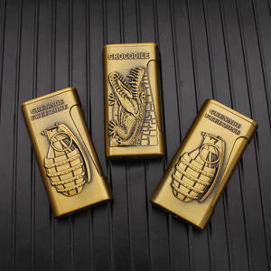 Encendedor de chorro directo de doble fuego de diseño moderno, ventana de Gas Visual de Metal y a prueba de viento para regalos de negocios, venta al por mayor - Product Image 4