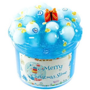 Nouveau style Joyeux Noël Tranches de céramique souple DIY Slime cristallin transparent - Product Image 4