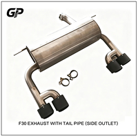 Kit de carrosserie de conversion facelift époustouflant avec pare-chocs PP et système d'échappement pour BMW F30, mise à niveau au look G80 M3