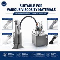 Machine de remplissage et de scellage semi-automatique de cartouches de 300 ml pour mastic silicone, colle de calfeutrage et adhésif polyuréthane