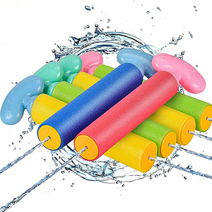Pistolet à eau bleu avec buse verte, jouet en plastique pour enfants, jeu d'été en plein air - Product Image 3