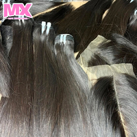 Paquetes de Cabello Liso Remy 10A Sin Procesar 100% Natural, Muestra Gratis, Paquetes de Cabello Virgen Crudo con Cutícula Alineada, Proveedor de Cabello Indio