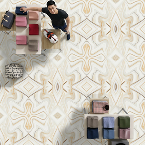 Luxury New 60x120cm Polished Full Body Porcelain Floor Tiles Modern Design 200x900mm Yellow Color Matt Porcelain Floor Tiles - Product Image 1