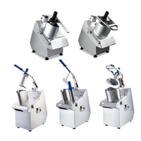 Linkrich Nouvelle Machine Commerciale Multifonctionnelle pour Hôtels, Coupe-Légumes, Trancheuse à Fromage, Râpeuse, Hachoir, 220V, Moteur à Engrenages