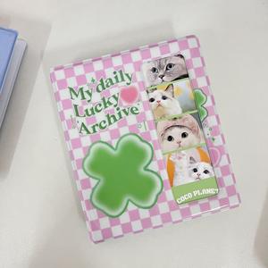 Ins avec le même album <span class=keywords><strong>photo</strong></span> Life Sweet Style asiatique Livre de cartes à quatre grilles Star Film Bookmark Collection Book Star Chaser Book - Product Image 5