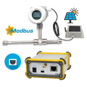 Medidor de Flujo RS485 de 4-20mA para Medición de Aguas Residuales, Sensor Inalámbrico con Alarma, Transmisor Inalámbrico de Energía Solar para Medidor Modbus - Product Image 1