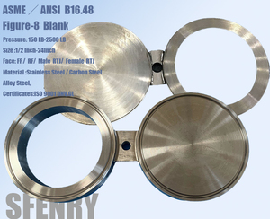 หน้าแปลนแบบตาบอดชนิดสเปกเกิลสเปด ผลิตจากเหล็กกล้าคาร์บอน ANSI B16.48 API 590 A105 ผ่านการปรับสภาพพื้นผิว สำหรับอุตสาหกรรมเหล็กกล้า ประเทศจีน (เซี่ยงไฮ้) - Product Image 4