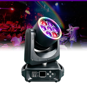 Luci LED Moving Head 7x40W per DJ, Effetto Caleidoscopio, Controllo Pixel Bee Eye, RGBW 4in1, Zoom Wash per Discoteca, Nightclub, Feste, Vendita all'Ingrosso - Product Image 1