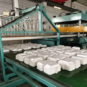 Línea de producción de platos de caja de comida de espuma/máquina de fabricación de material de vidrio/plato PS