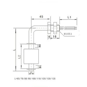 Interrupteur à bille vertical de niveau d'eau électrique en acier inoxydable, vente en gros directe d'usine - Product Image 3