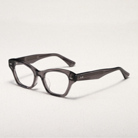 Nuevas Gafas de Moda, Acetato Unisex para Hombre y Mujer, Monturas Ópticas de Alta Calidad y Lujo con Marco Completo