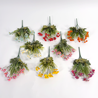 6 Tangkai Bunga Chamomile Sutra Buatan, Bunga Daisy Palsu untuk Pengisi Karangan Bunga, Dekorasi Pernikahan, dan Rangkaian Bunga Florist