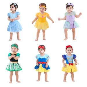 Combinaison Robe de Princesse pour Bébé Fille, Costume de Cosplay pour Fille, Tenue pour Fête d'Anniversaire - Product Image 1